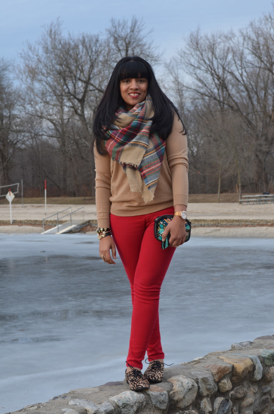 Zara Plaid Scarf