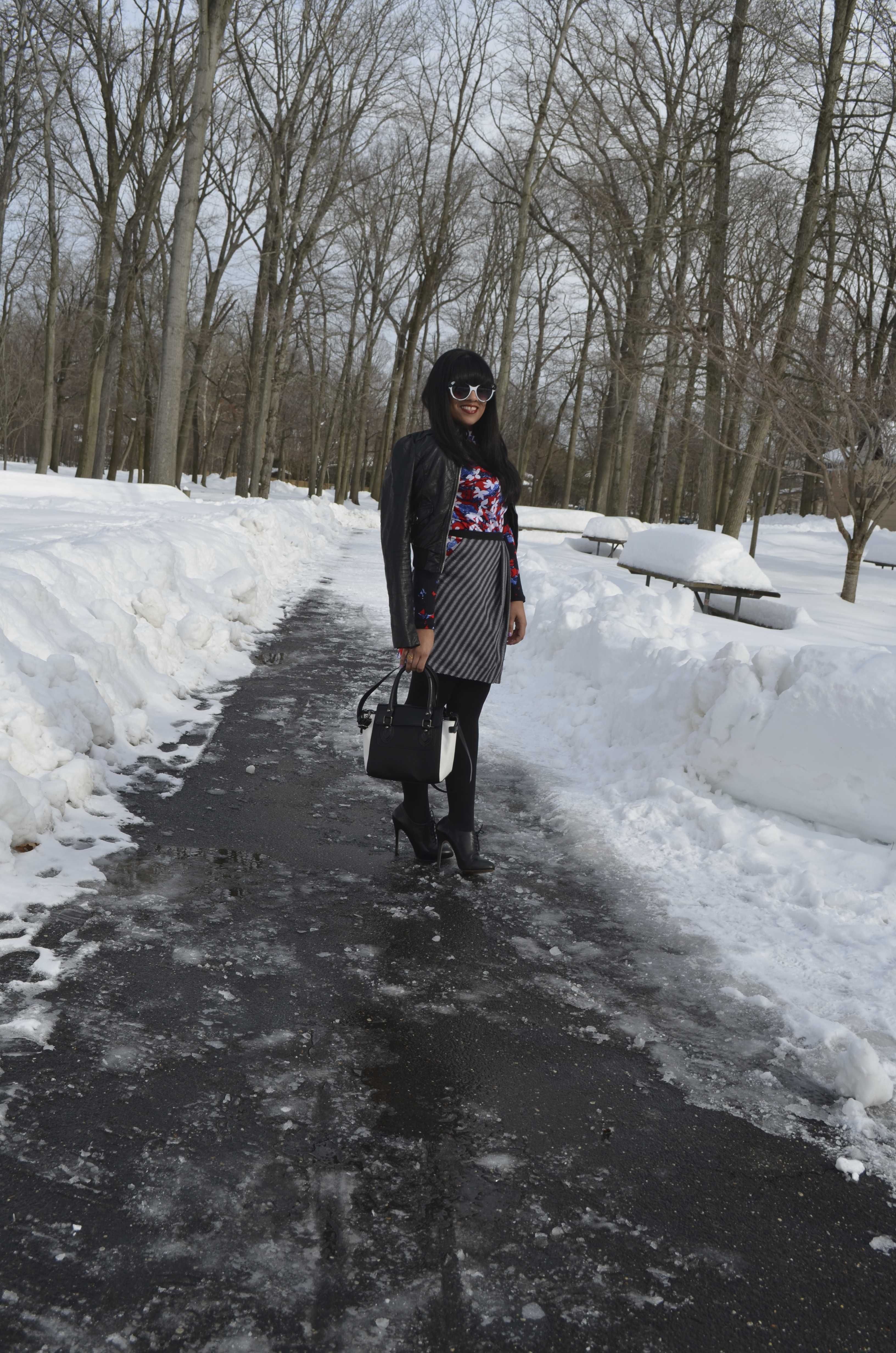 Leather Bomber Jacket
