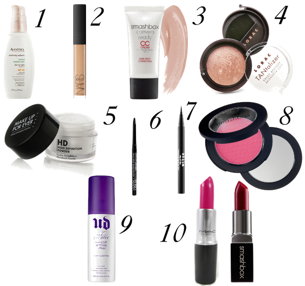 Top 10 Beauty Faves