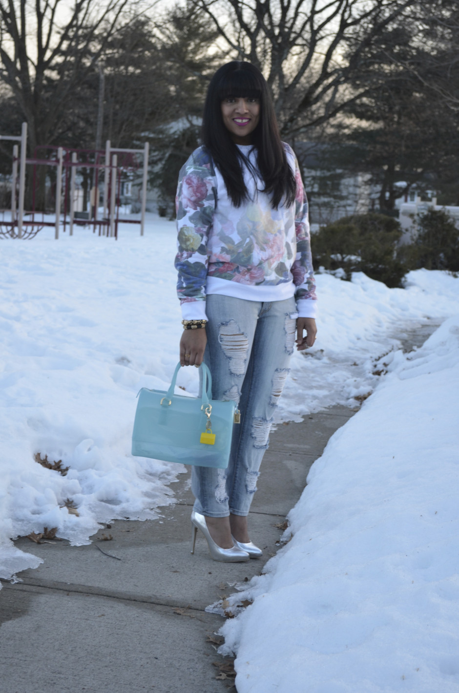 Floral Sweatshirt