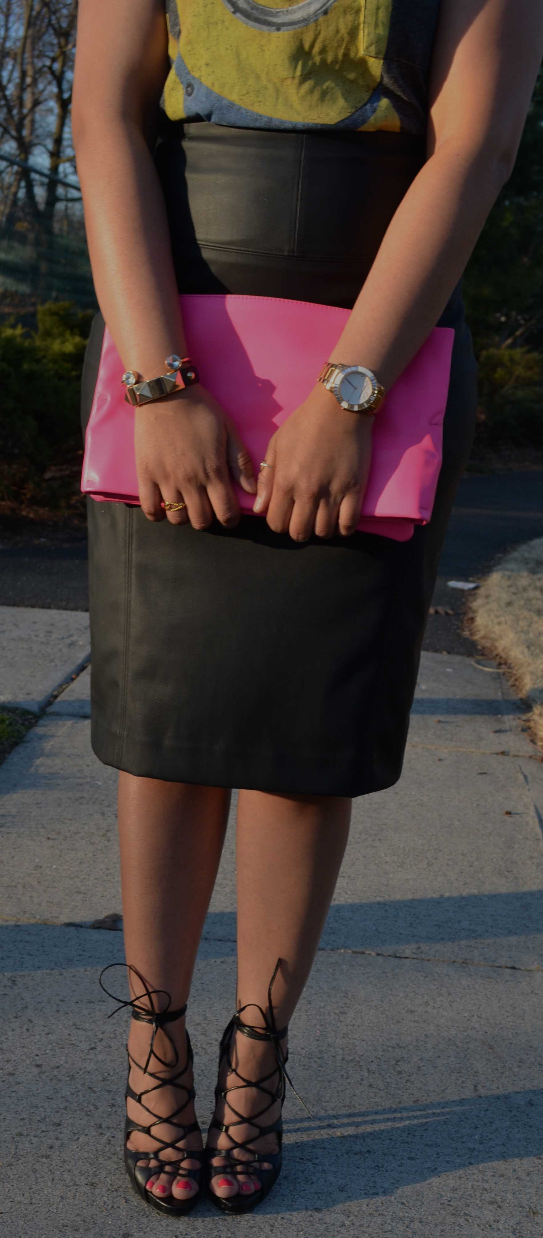Kate Spade Neon Clutch