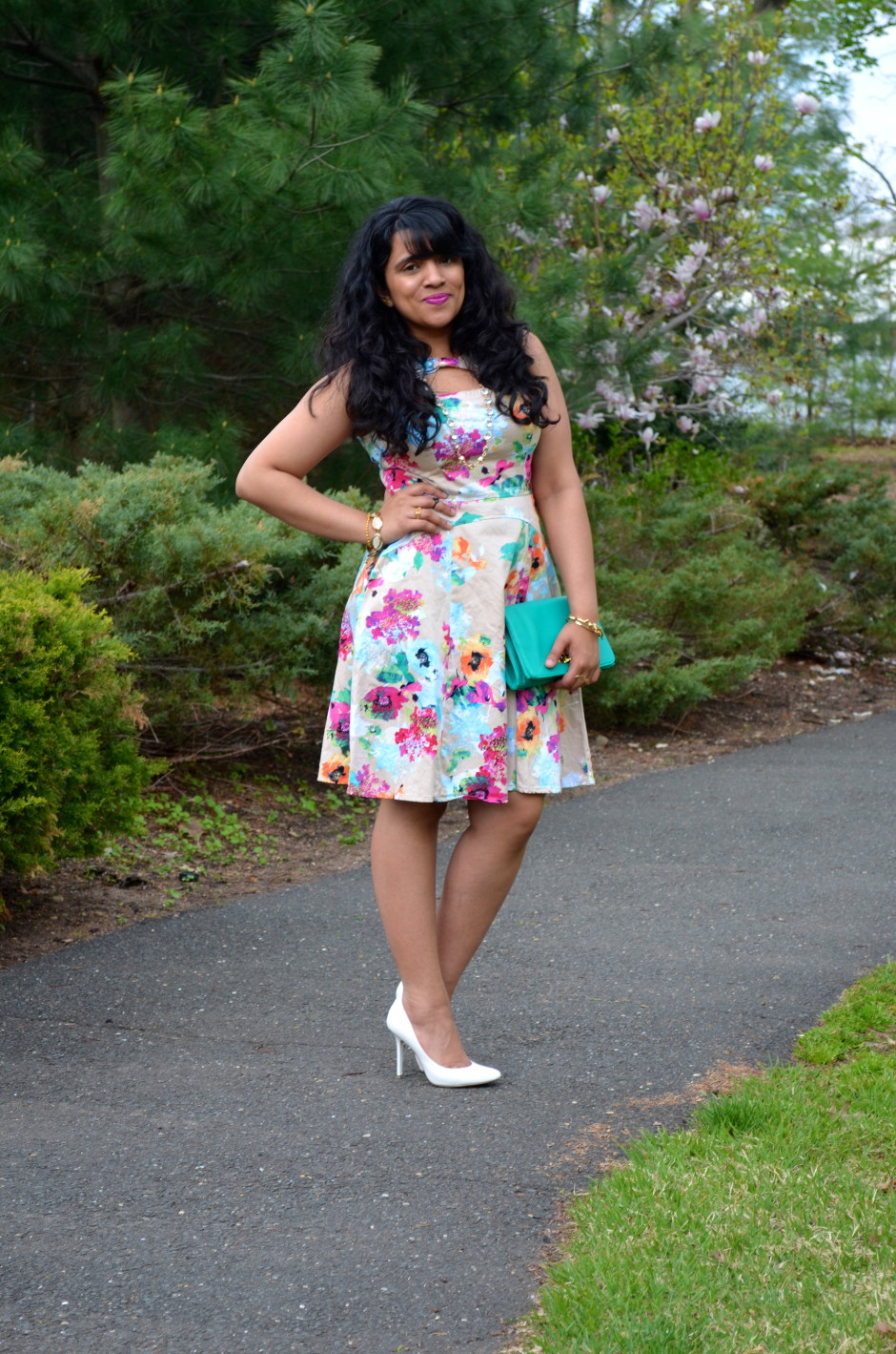 eShakti Floral Dress