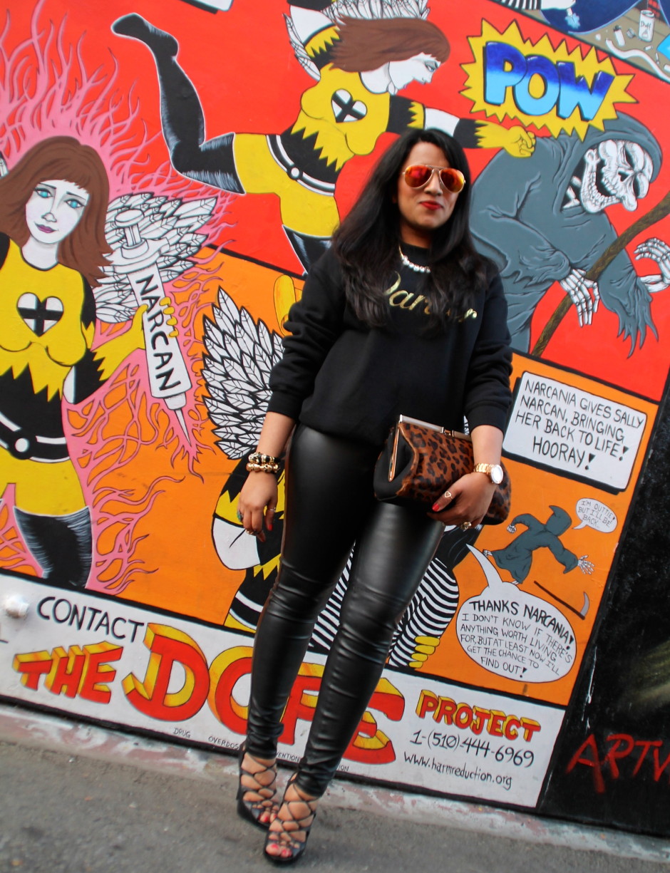 Black Leather Pants