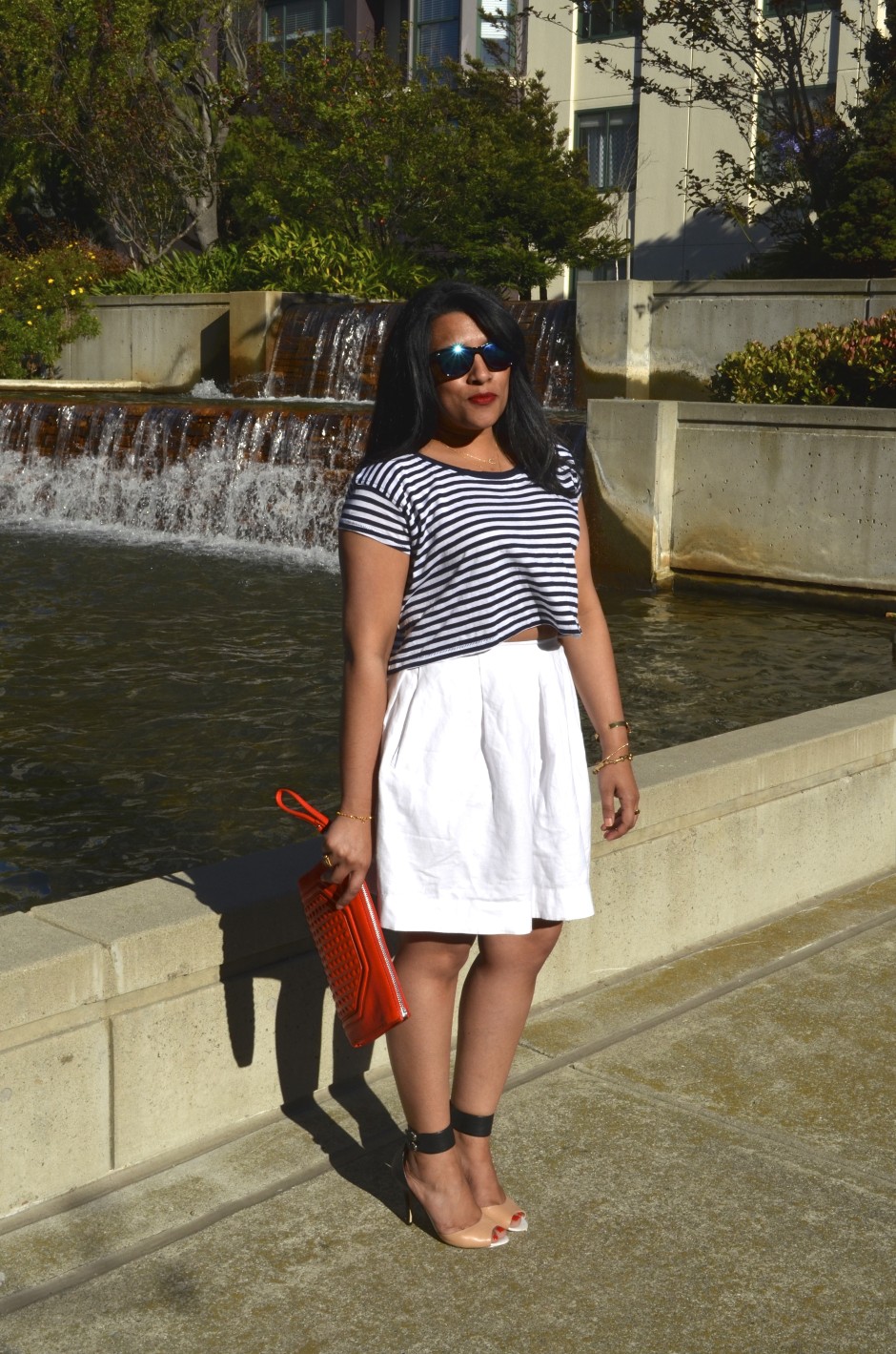 Zara Stripe Crop Top